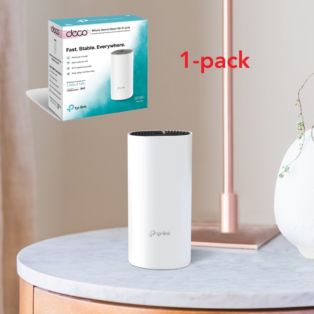 TP-Link Deco E4 1 Pack AC1200 Whole Home Mesh WiFi System V1