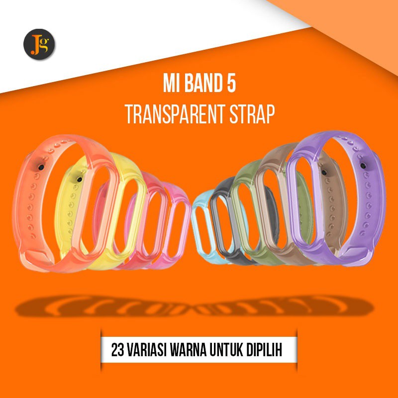 Mi Band 5 Transparent Strap Tali MiBand 5