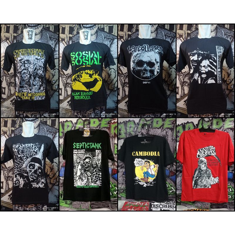 kaos pria,kaos pendek,kaos lengan pendek,koas komunitas,kaos band punk,baju band punk,kaos punk,baju