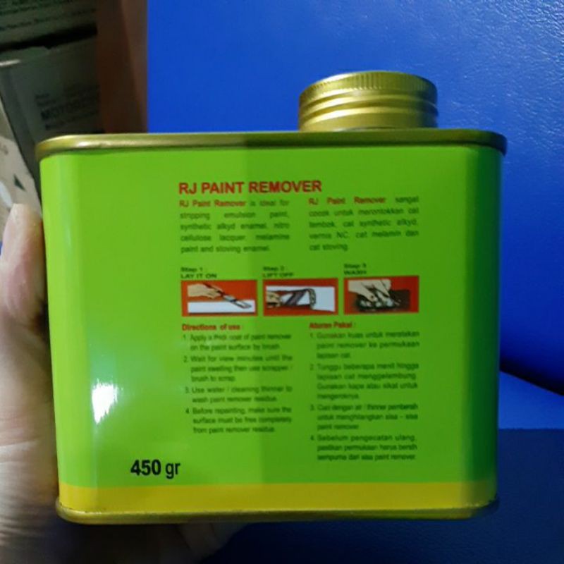 Paint Remover RJ London Pembersih dan Perontok Cat RJ London 450 gr