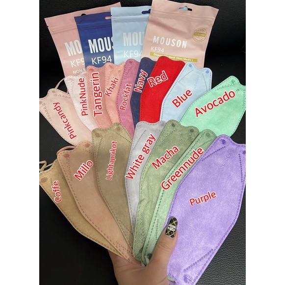 masker kf94 mouson 1pack 10pcs 4ply