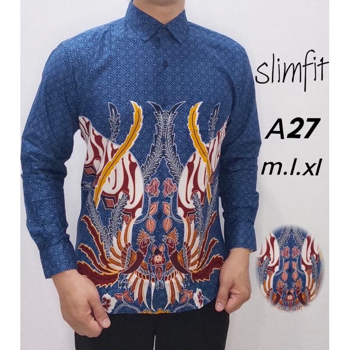 VIO ROLDAN Kemeja Batik Slim Fit A27