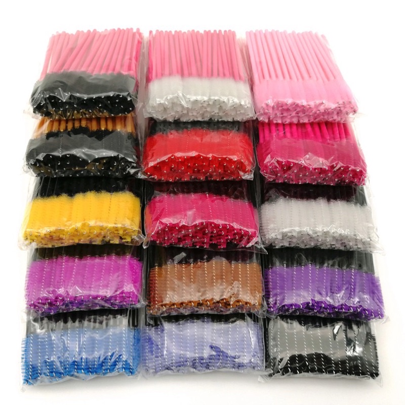 50PCS EYELASH EYEBROW BRUSH - MASCARA WAND