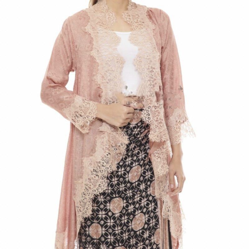 Nagita Outer Lace ( HANYA ATASAN ) Bahan Viscose | Dress Outer Lace Viscose
