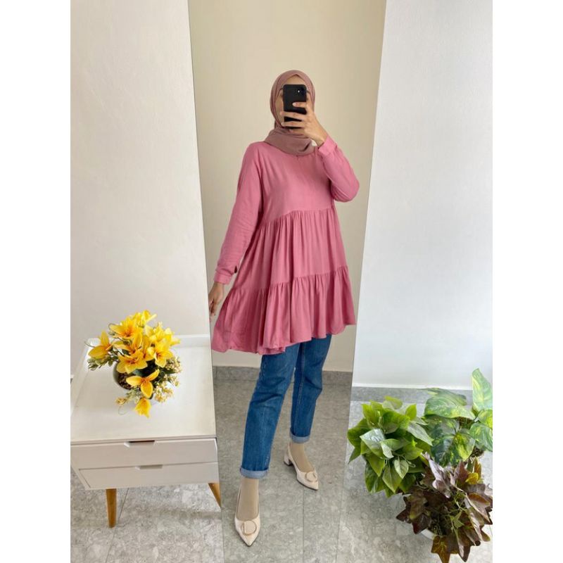 FAZA TUNIK BUSUI/TUNIK RAYON/TUNIK TERLARIS/RAYON TUNIK WANITA