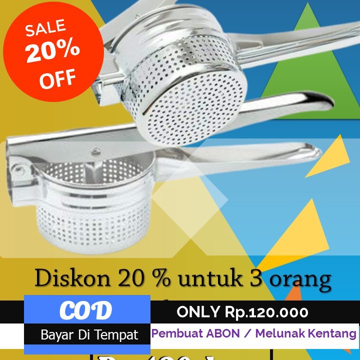 Potato Ricer - Pelumat kentang / pemeras abon