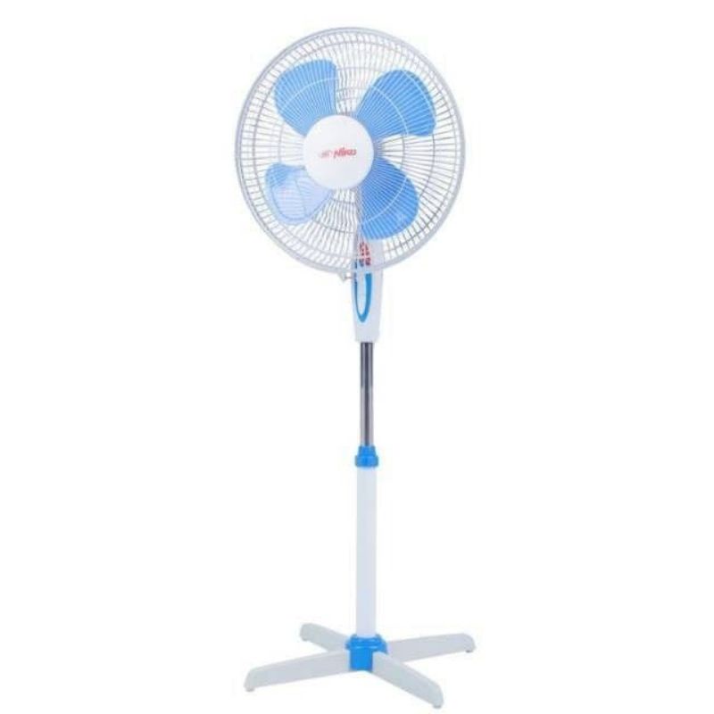 Kipas Angin 16 Stand Fan Berdiri Awet Niko Kaki Bulat Silang Inch Inchi Inci Murah ORI COD AOYAMA YA