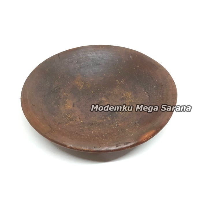 Tempat Sambal Gerabah Cawan D 12 cm - Piring Cobek Cowek Tanah Liat