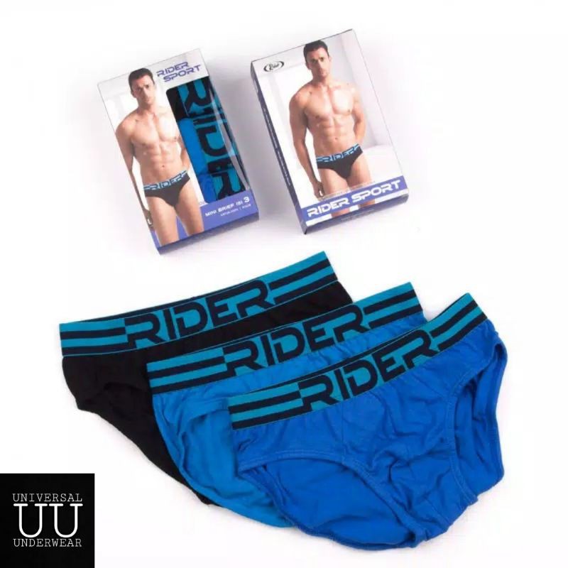 Sempak Laki Laki Dewasa Celana Dalam Pria CD Rider R 762 B Premium Terlaris By Universal Underwear