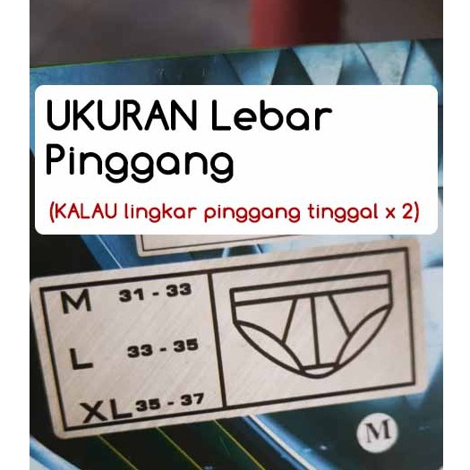 **ISI 3 CD Celana dalam pria KASOGI daleman  cawet sempak laki