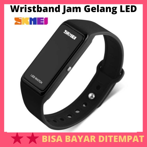 Wristband Jam Gelang LED / Jam Tangan Gelang LED Digital Analog Wanita Pria Cewe Cowo Cewek Cowok Re