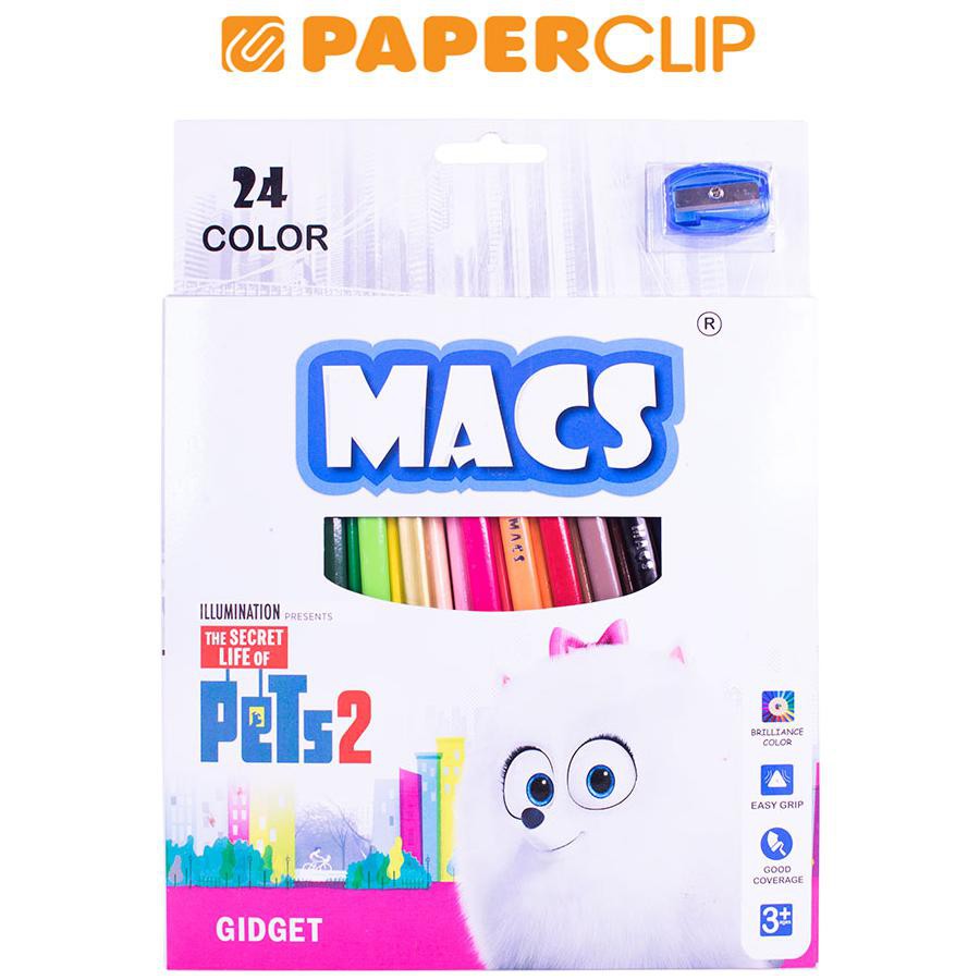 

PENCIL COLOUR / PENSIL WARNA MACS 24S PETS