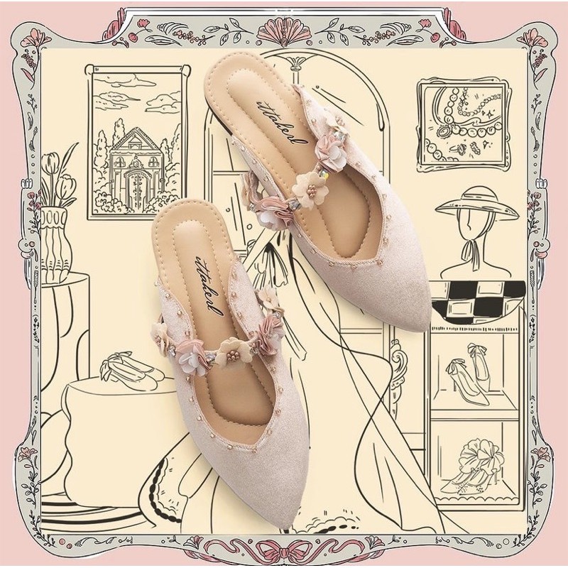 Ittaherl Halsey Bloom Beige 40