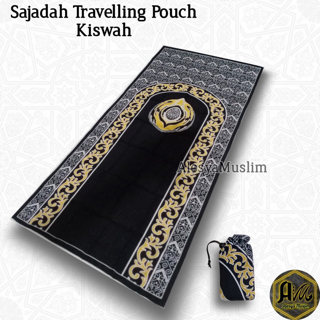 Sajadah Travelling Pouch/Saku Motif Kiswah