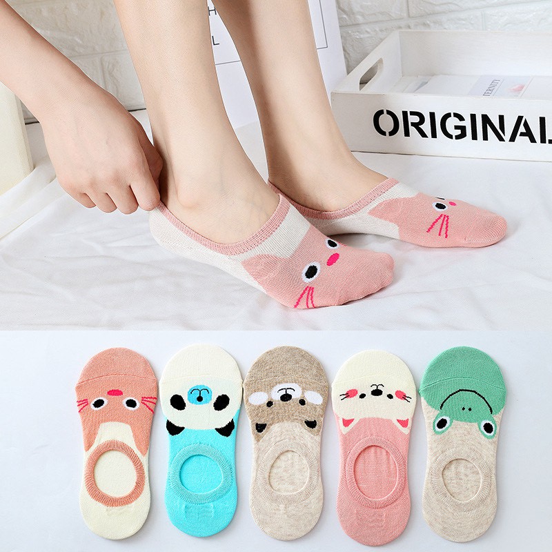 Kaos Kaki Socks Wanita Karakter Motif Cute Lucu Unik Import SHC01