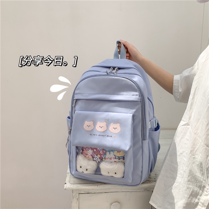 Tas Ransel Wanita Backpack Wanita Backpack Pria Tas Sekolah Tas Anak Fashion Wanita TK SD SMP SMA SMK