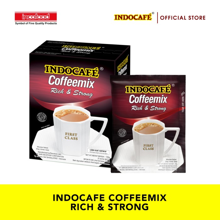 

vd201r Indocafe Coffeemix Rich & Strong (5 Sachet) Ds20X11