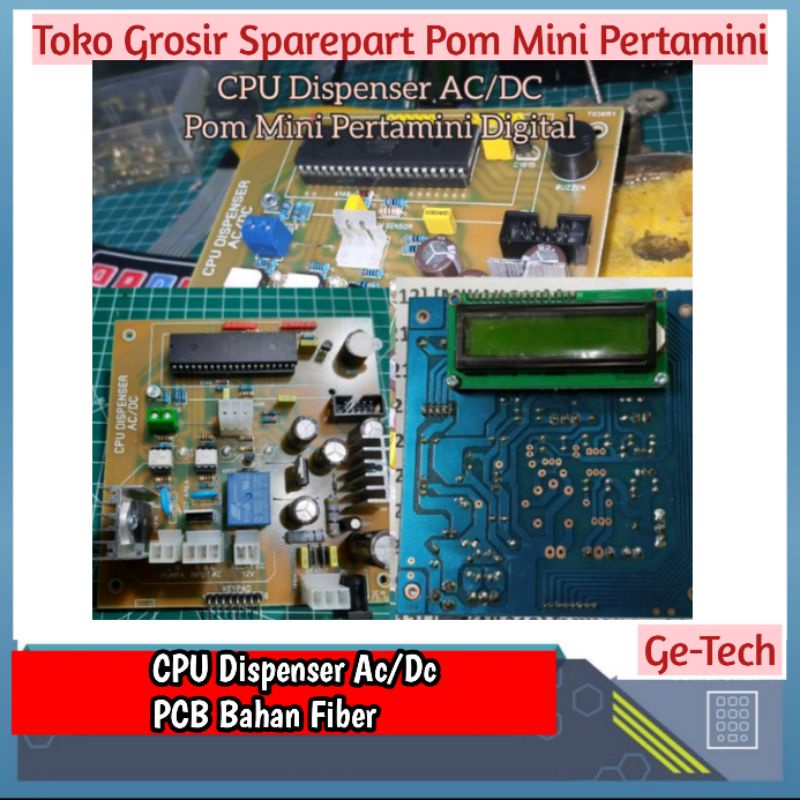 CPU Dispenser AC DC Program Versi Terbaru 1.3 Pertamini Digital Pom Mini Termurah Bergaransi