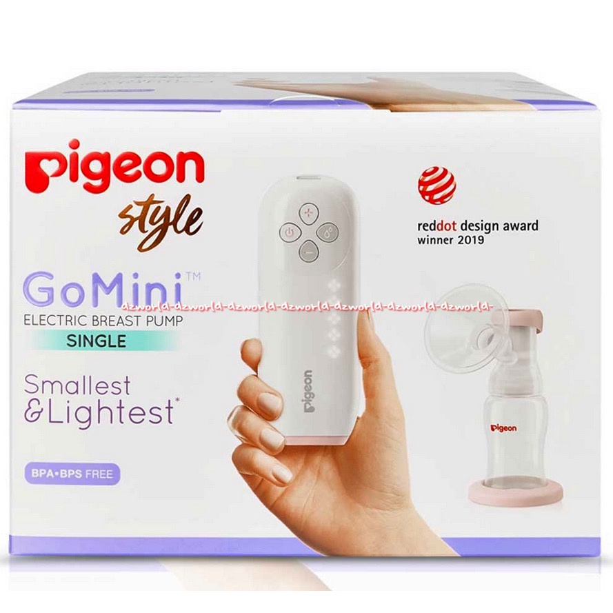 Pigeon Style GoMini Electric Breast Pump Single Alat Pompa ASI Lisrik Pigen Asi Elektrik Go Mini Air Susu Ibu