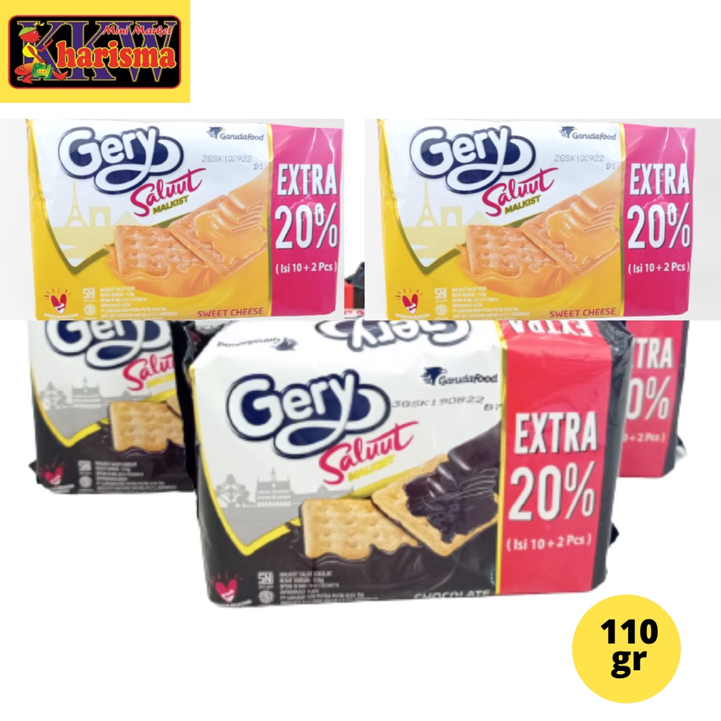 

Gery Saluut Malkist coklat dan keju ekstra 20%