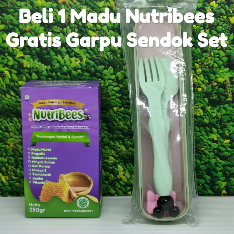 

Madu Nutribees Beli 1 Gratis Garpu Sendok Set