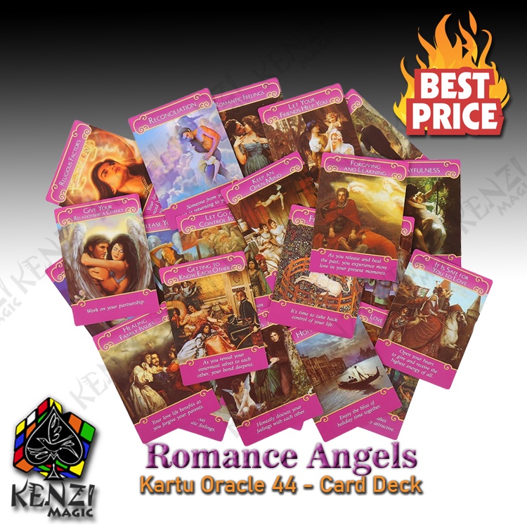 RK Tarot Oracle the Romance Angels Oracle Cards 44 Cards