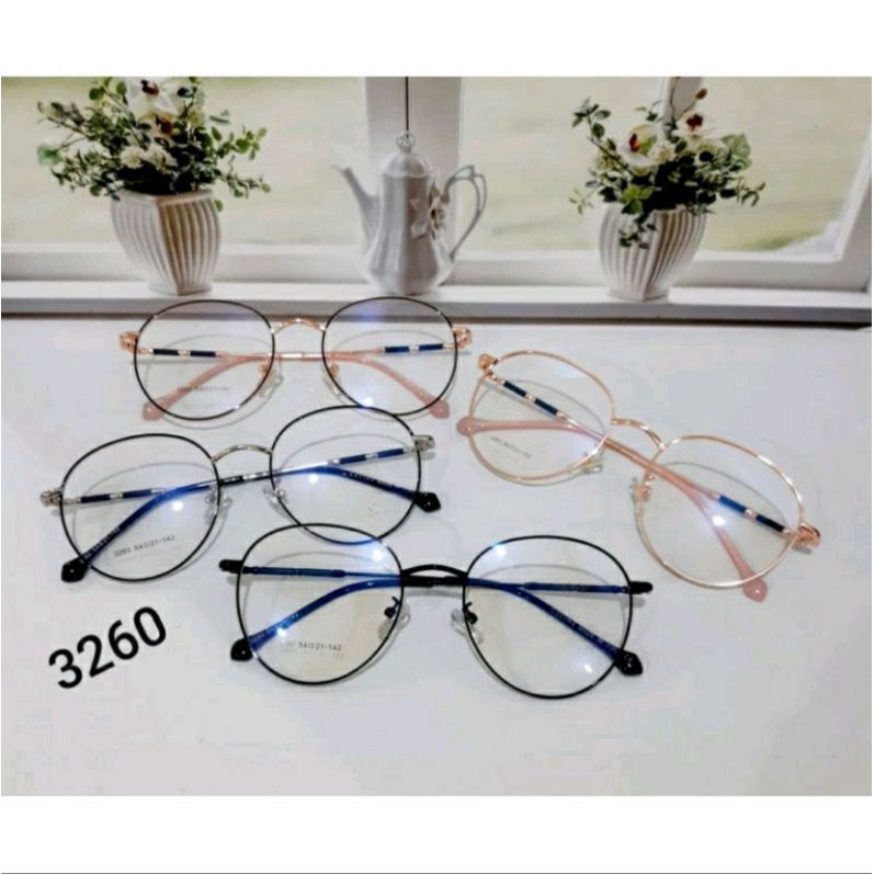 Kacamata wanita 3260  | Kacamata Anti radiasi Photocromic | Bisa COD