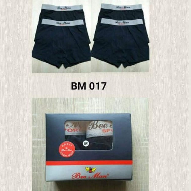 Celana dalam boxer bee man 017/boxer cowok/CD boxer/boxer beeman