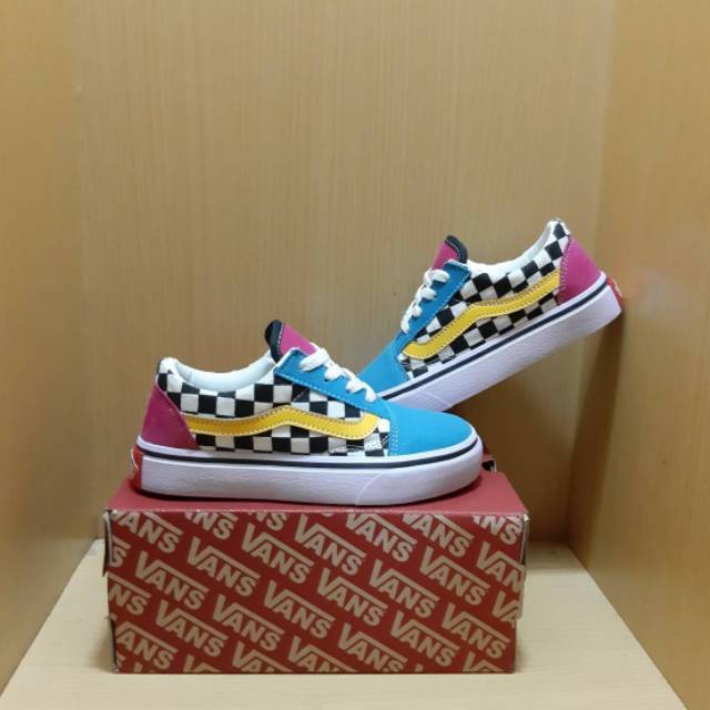 old skool crazy checks vans