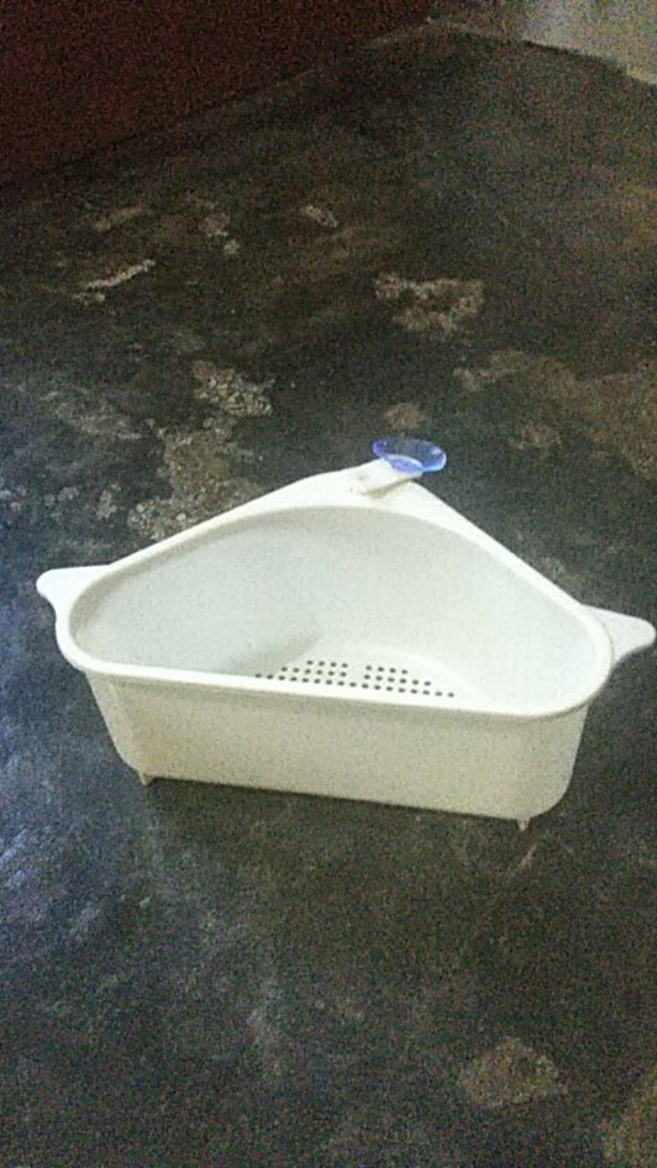 Rak Sudut Tempel Serbaguna Kamar Mandi