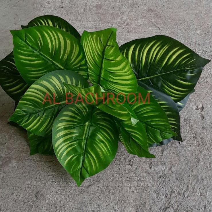 PROMO 8.8 TANAMAN KELADI ZEBRA HIAS ARTIFICIAL