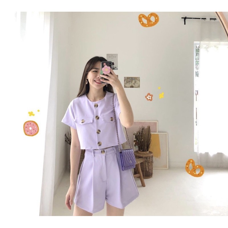 song set in lilac by Oudre official