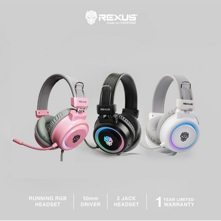 ITSTORE Rexus F30 Gaming Headset Vonix Headphone - REX-F30 Free splitter