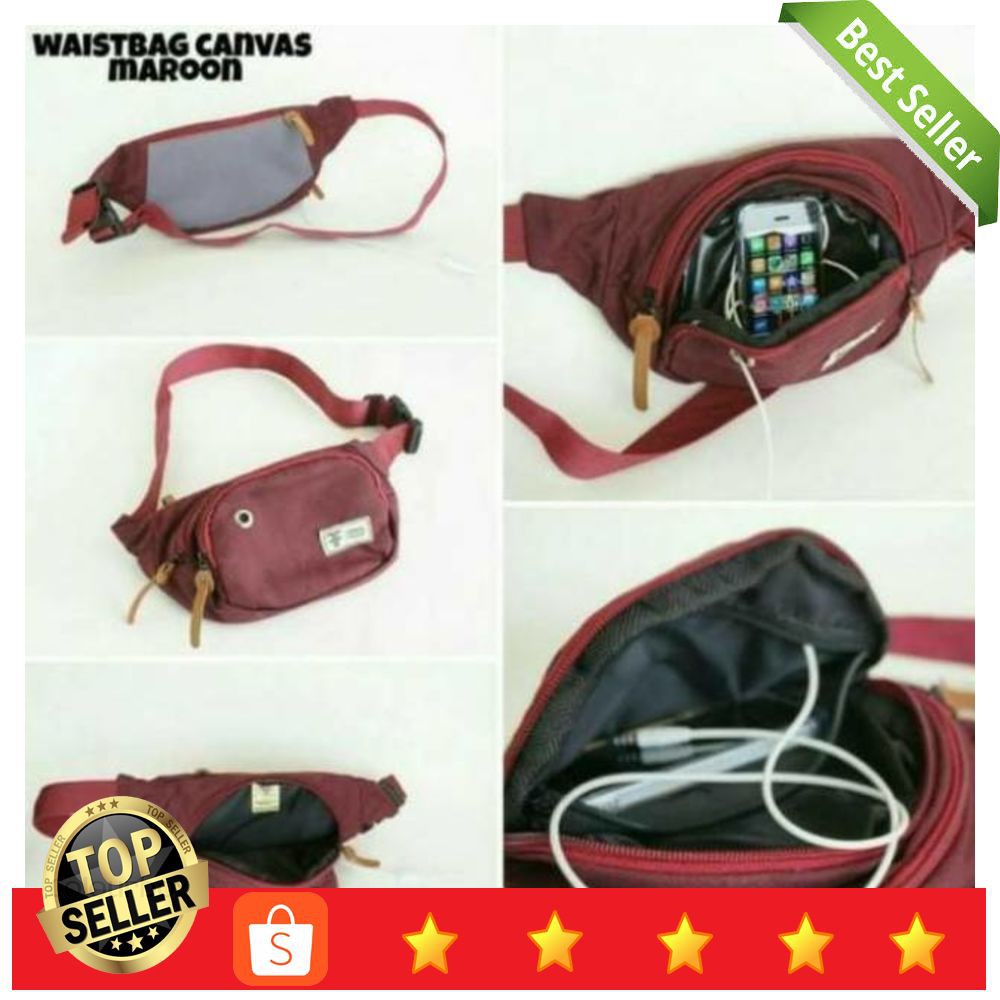 SHOP909 TAS SELEMPANG PRIA MINI TRACKING GADGET VAPE SPORT GUNUNG OUTDOOR