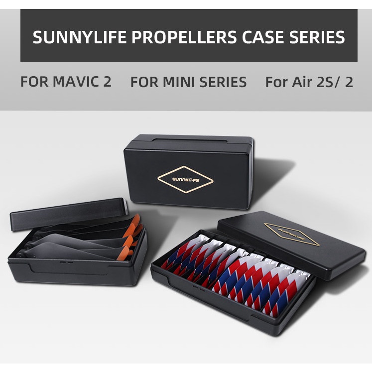 Sunnylife Propellers Box for DJI Mavic Air 2 / 2S Mini 1 / 2 / SE Case - Mini 1/2/SE