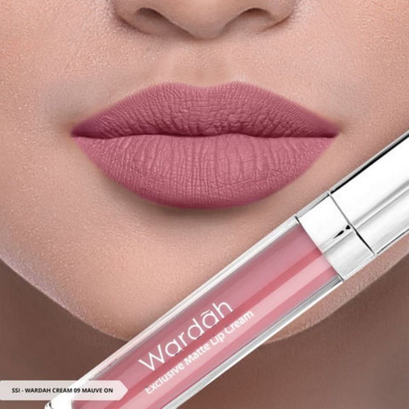 WARDAH Exclusive Matte Lip Cream - 09 Mauve On