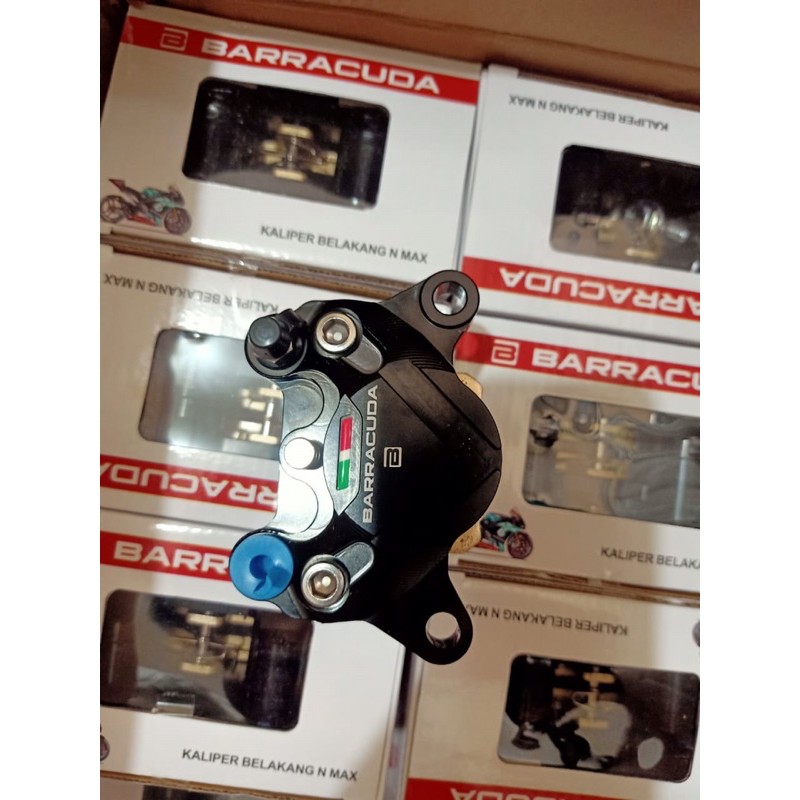 Kaliper barracuda 2 piston belakang plus breket Aerox Old dan Nmax Old