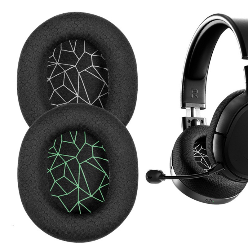 Zzz 1 Pasang Earpads Pengganti Bahan Busa Spons Elastis Untuk Headset Gaming Arctis 3 5 7 Pro