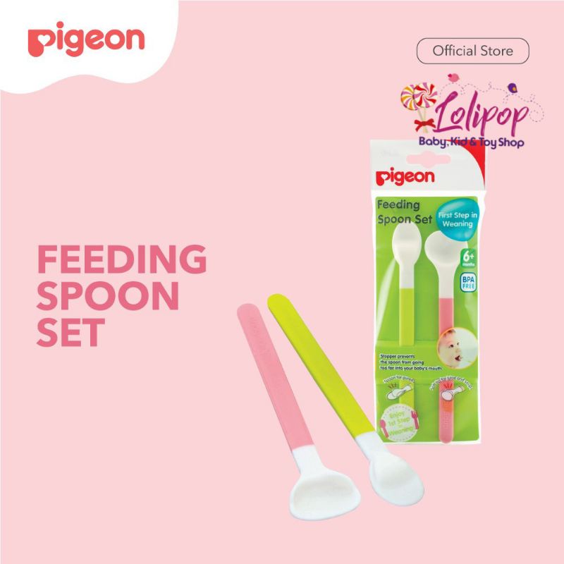 Pigeon Feeding Spoon Set - Sendok Makan Bayi