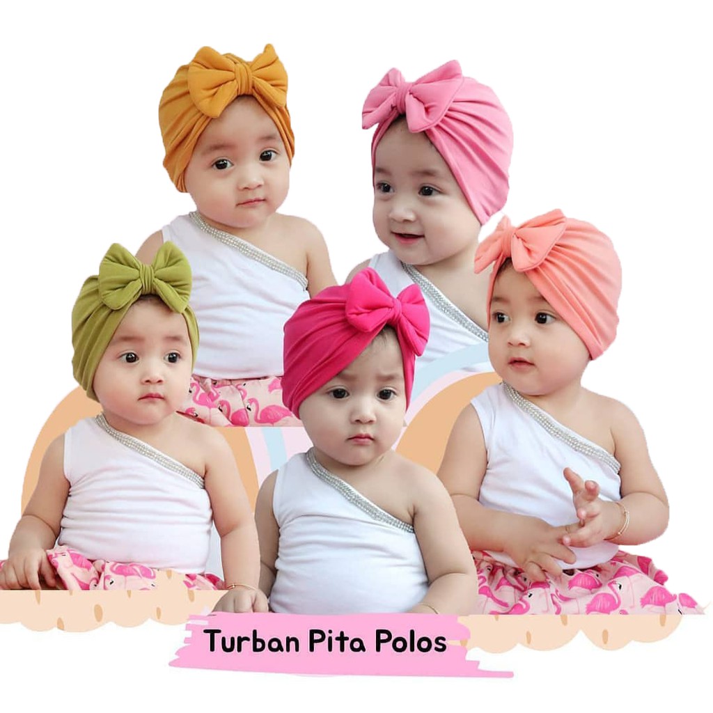 Turban Anak Keysa/ Turban Anak Lucu/ Turban Anak Murah/ Turban Bayi Perempuan