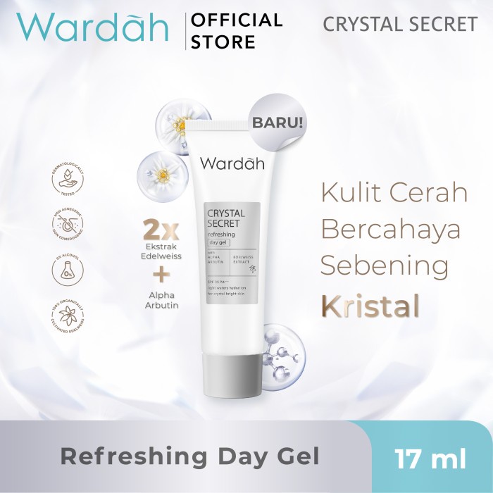 Wardah Crystal Secret Refreshing Day Gel - 15ml