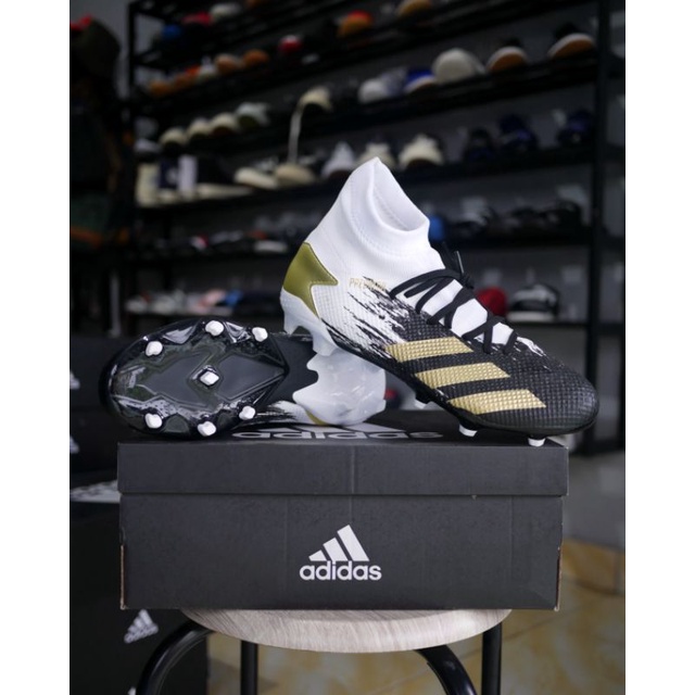 Sepatu Bola Adidas Predator 20.3 FG - White Gold FW9196 Original BNIB