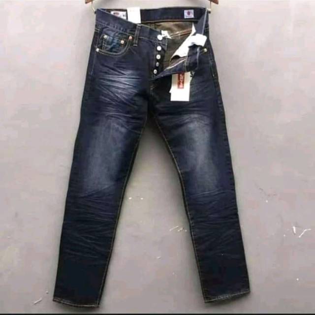 Celana jeans pria celana jeans pria standar Premium Original Levis 501