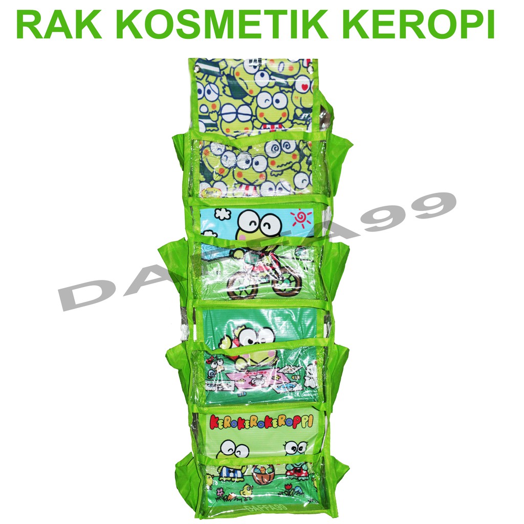 RAK GANTUNG KOSMETIK KARAKTER SUSUN