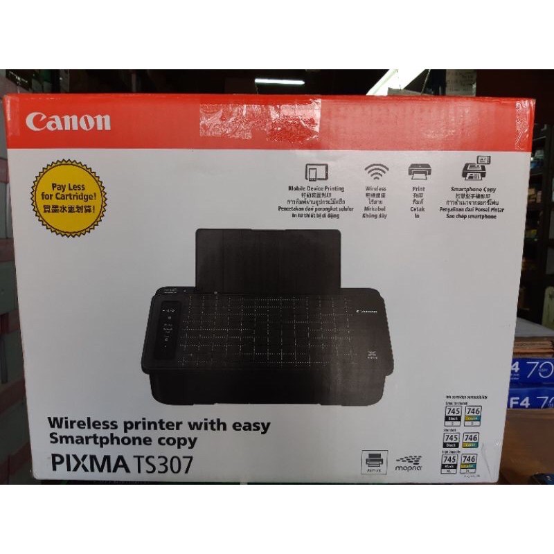 READY STOCK|BISA GOSEND|printer Canon ts307 wifi direct copy scan Dr hp