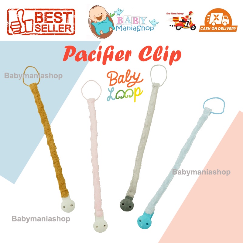 BABY LOOP Pacifier Clip Tali Empeng Teether Gantungan Dot BABYLOOP Gigitan Bayi Babymaniashop