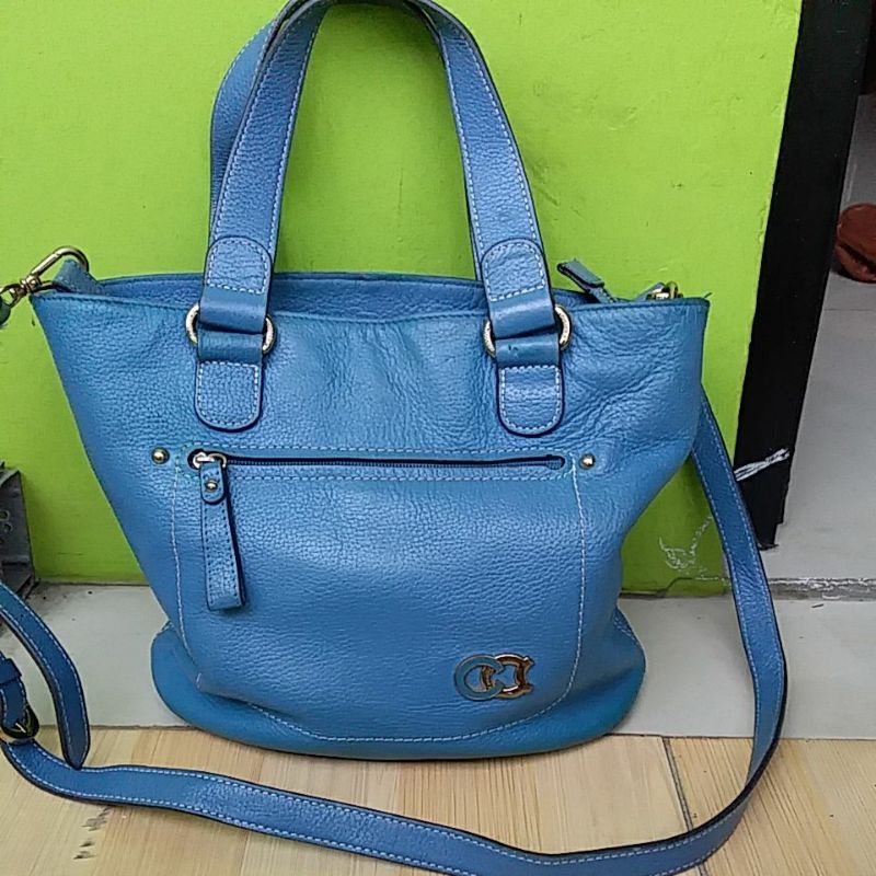 (nego) Tas sling kulit asli brand crocodile