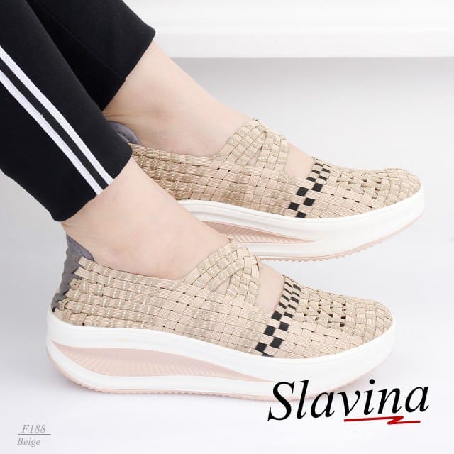 Slavina Knit Wedges Rajut Series #F188