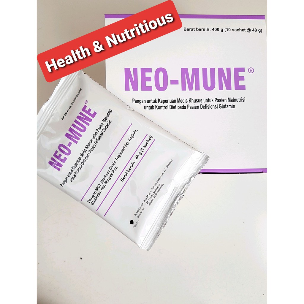 

PER BOX! SUSU NEOMUNE NEO-MUNE 40 GRAM SUSU MENUNJANG IMUNITAS