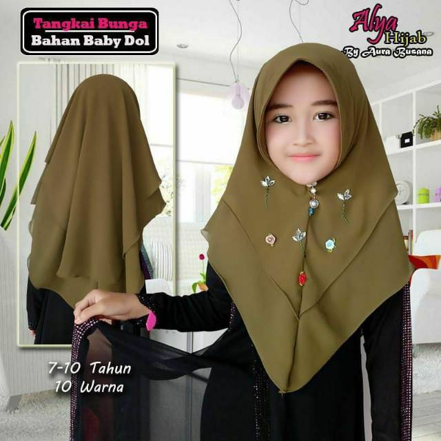Jilbab ceruti anak